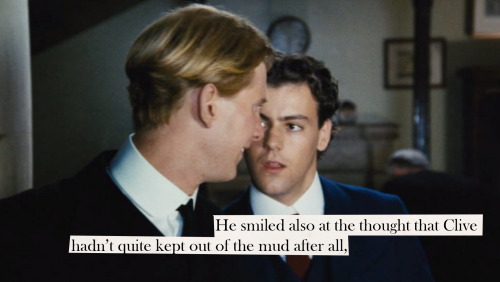 lalalaugenbrot: Maurice (1987) + corresponding quotes from the novel by E. M. Forster