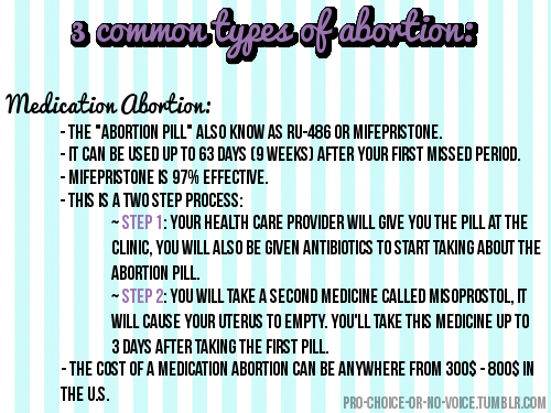 pro-choice-or-no-voice:  Abortion Facts and Information: Part 2! I hope this will help people to fur