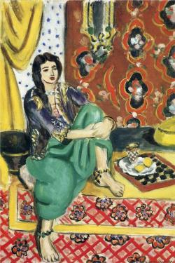 post-impressionisms:  Odalisque Sitting with