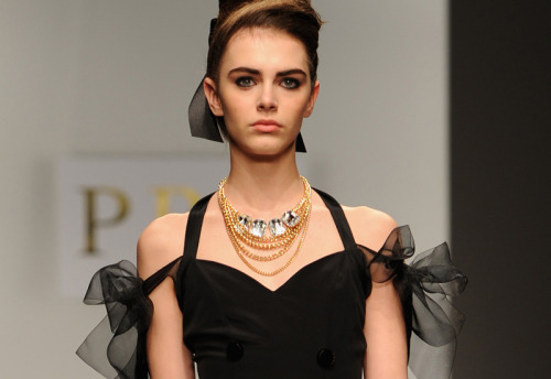 Inspiration For The Day Layered Jewellery on the PPQ Runway at LFW