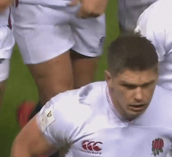 Owen Farrell When i close my eyes, i can still see them bouncing