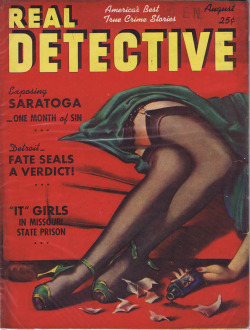 drakecaperton:  Real Detective August 1938 