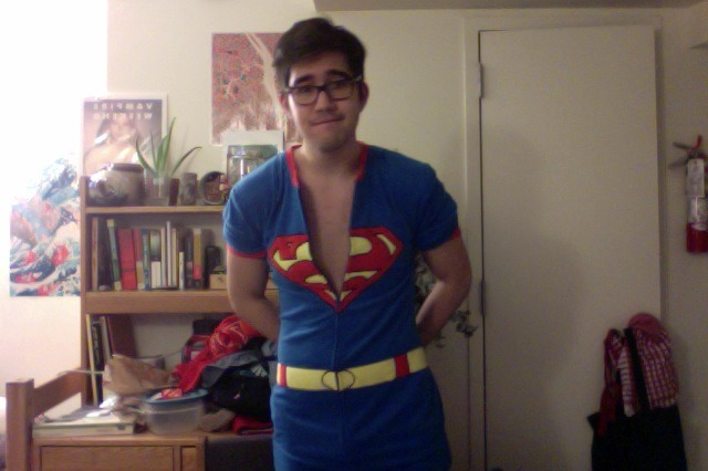 shamitomita:I got a superman onesie and it comes with a cape!!!