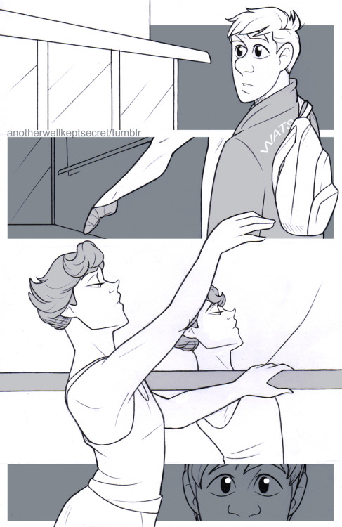 anotherwellkeptsecret: “You’re extraordinary.” Greyscale lineart comic commis