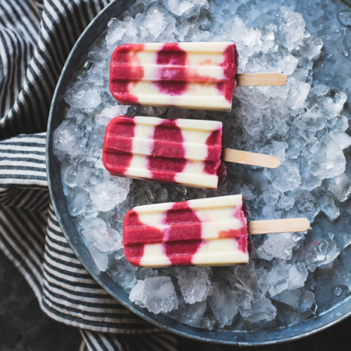 sweetoothgirl: Hibiscus, Rhubarb + Yogurt Ice Pops