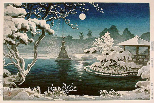 Winter In The Works Of Tsuchiya Koitsu (1870-1949) [via]
