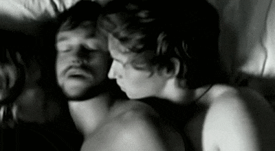 dionysus-darling:  Have some gifs of Mads and Hugh kissin’ dudes, for science.