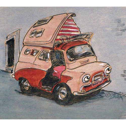 before the fiat multipla … see daily sketches on my instagram @2rakvraiment