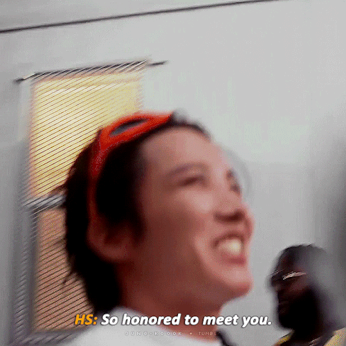 Hobi’s Reaction To Meeting J Cole 🥹 