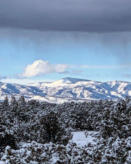 Chicoma Mountain, the highest point in the Jemez Mountains. This dormant volcano is 11,561 ft and co