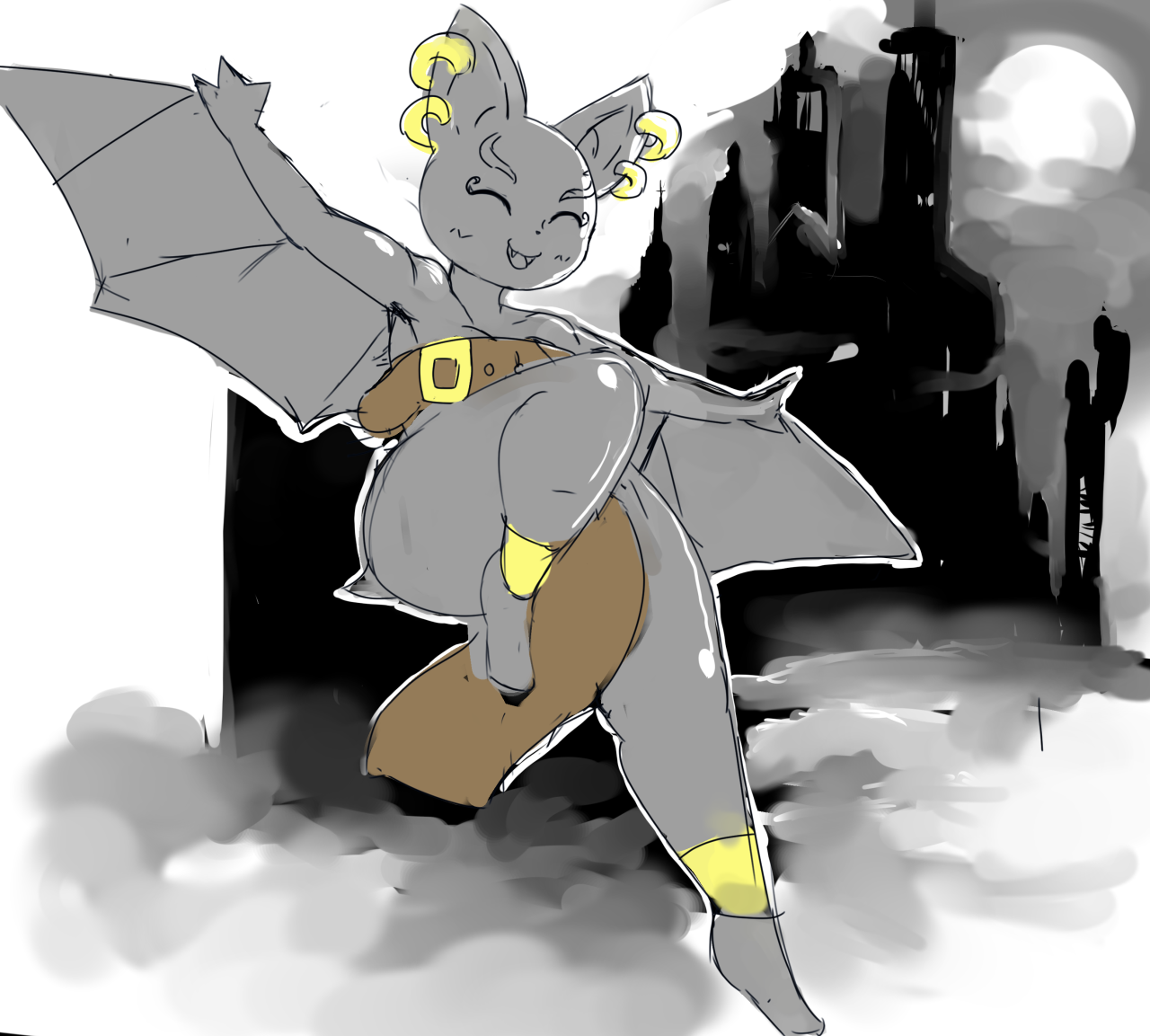 darky03nle:  been a long and tiresome week. a batty-gal I drew years back. http://darky03.tumblr.com/post/64500697326