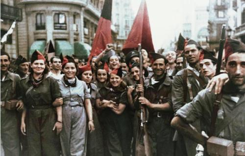 sad-commie:anarcho-queer-liberta:anarcho-syndicalist militiaBarcelona, Catalunya, 1936-1938