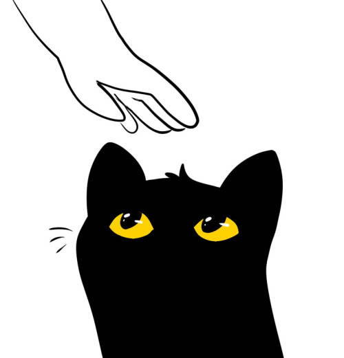 thearcalian: askfordoodles: When you stop petting your cat and it does the thing. @mostlycatsmostly