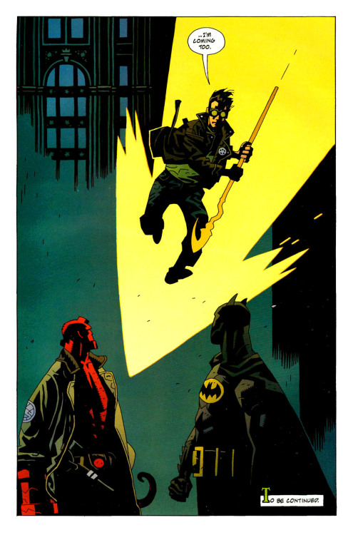 franklincott:the way above par artwork of Mr. Mike Mignola