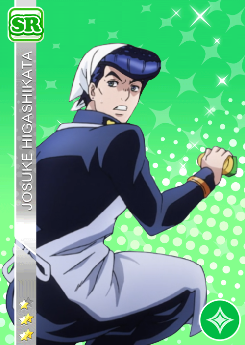 miss-mary-grace: An exclusive look at the Score Match Round 31 “Mother’s Day” themed event SRs featuring the extremely rare third event card Higashikata Josuke!