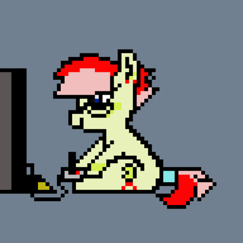 I Made The OC That I Adopted Into Pixel Art.