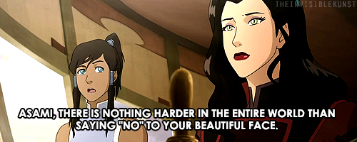 Sex theinvisiblekunst:  Korra and Asami + Leslie pictures