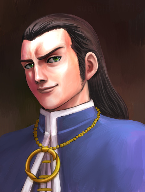 This time I drew Marcello from Dragon Quest 8 like a portrait. I love Marcello, a lonely ambitious p