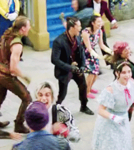 Disney:Look At How Straight This Movie Is Ben And Mal Are Engaged, Evie And Doug Had True Loves Kiss,