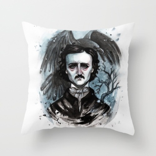 For Halloween king of horror Edgar Allan Poe in my shop society6.com/blackfury