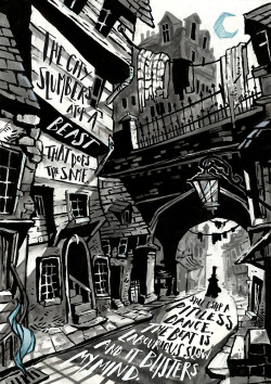 eatsleepdraw:  I’m making a comic set in Victorian Edinburgh. It’s about the catacombs, and what lies below… Spoopy. There’s some more on my illustration blog: http://felixmiall.tumblr.com/