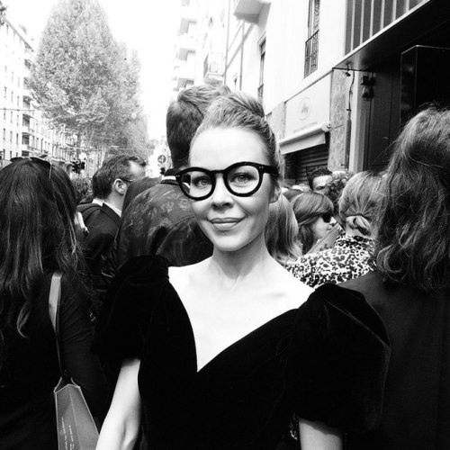 ulyanastreetgame:Ulyana Sergeenko attending the Dolce & Gabbana Spring 2013 Ready-To-Wear show d