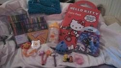 stuffies-and-crayons:  I went shopping today and these are all the wonderful things I bought! There are more things but I can’t show them because they’re a present for a little friend of mine and I can’t let her see them!!! 