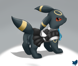 cloufypawsad: I’m here to clean up after you…and other services if wanting *lifts tail* &lt;3 Character:Umbreon  :D