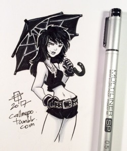 Callmepo: The Original Goth Girl… Death! … In Her Summer Wardrobe.   Was Inspired