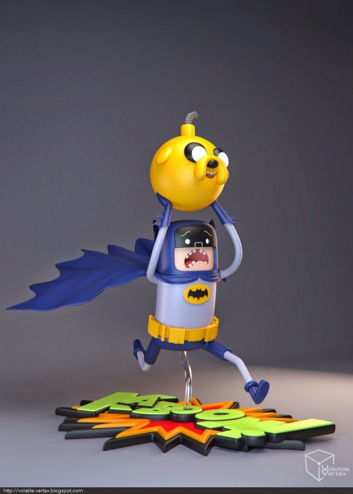 geek-art:  #geekart Adventure Time x Batman by Volatile Vertex again ! More here