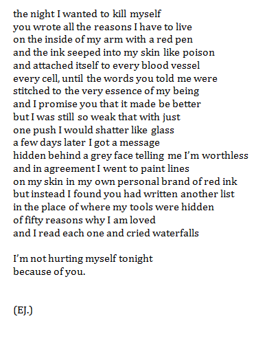 falling-deeperinlove:  she saved me.