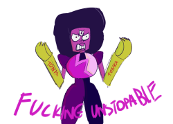 robot-wank:  me and shep had a conversation about if Garnet’s weapon was a little„, different