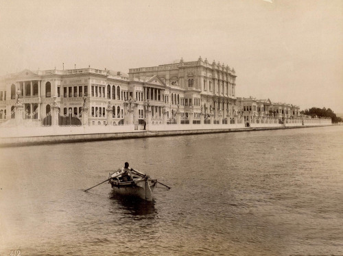 Dolmabahce, 1880 by Photographer Abdullah Frères