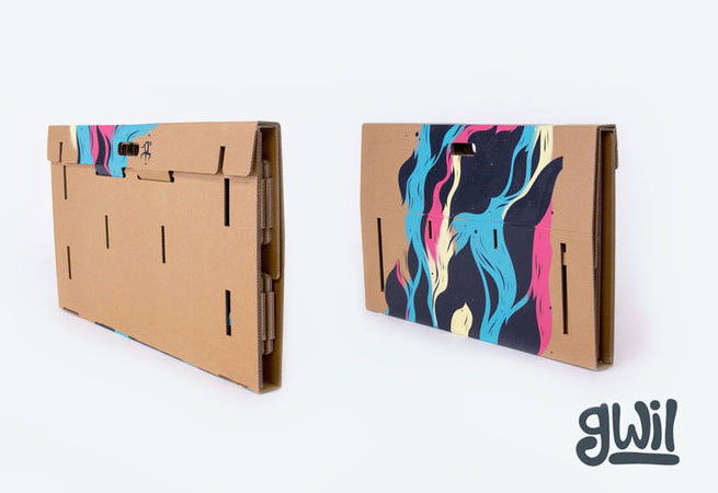mayahan:  Cardboard Desk