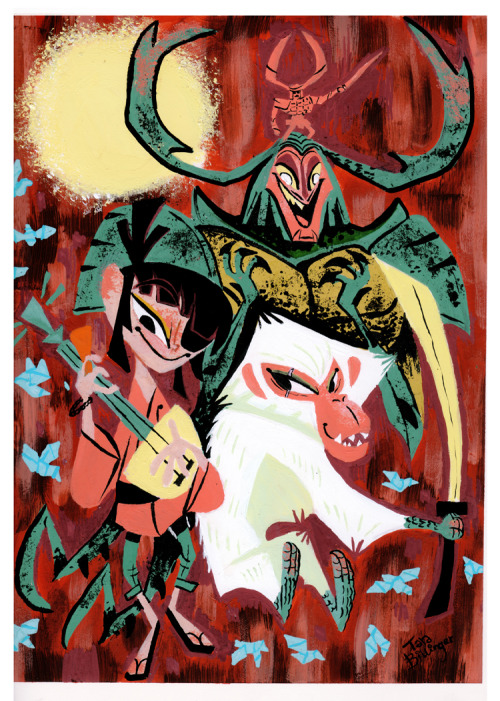 tarabillinger: Forgot to post this up! Here’s my second piece for the Laika 10th Anniversary. 