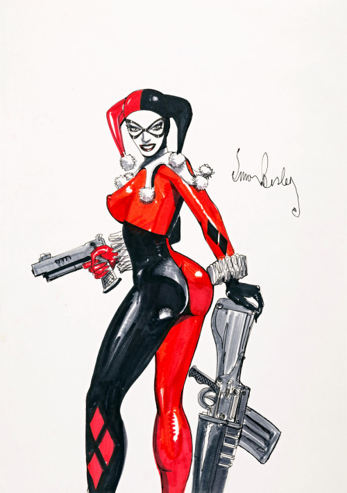 Porn Simon Bisley - Harley Quinn, 2010. photos