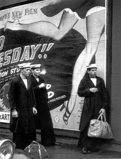 1bohemian:    Sailors on Leave in London’s West End, Photo by Thurston Hopkins, 1951  