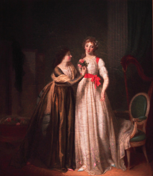“Deux amies” by Jean-Simon Fournier, 1788