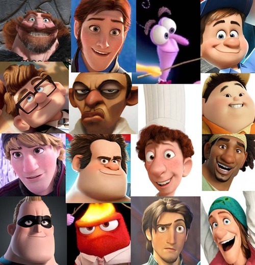 Every woman in every Disney/Pixar movie in the past decade has the exact same face