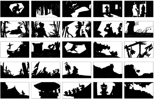 silhouettes from Mulanfrom Sketching for Entertainment with Khang Le