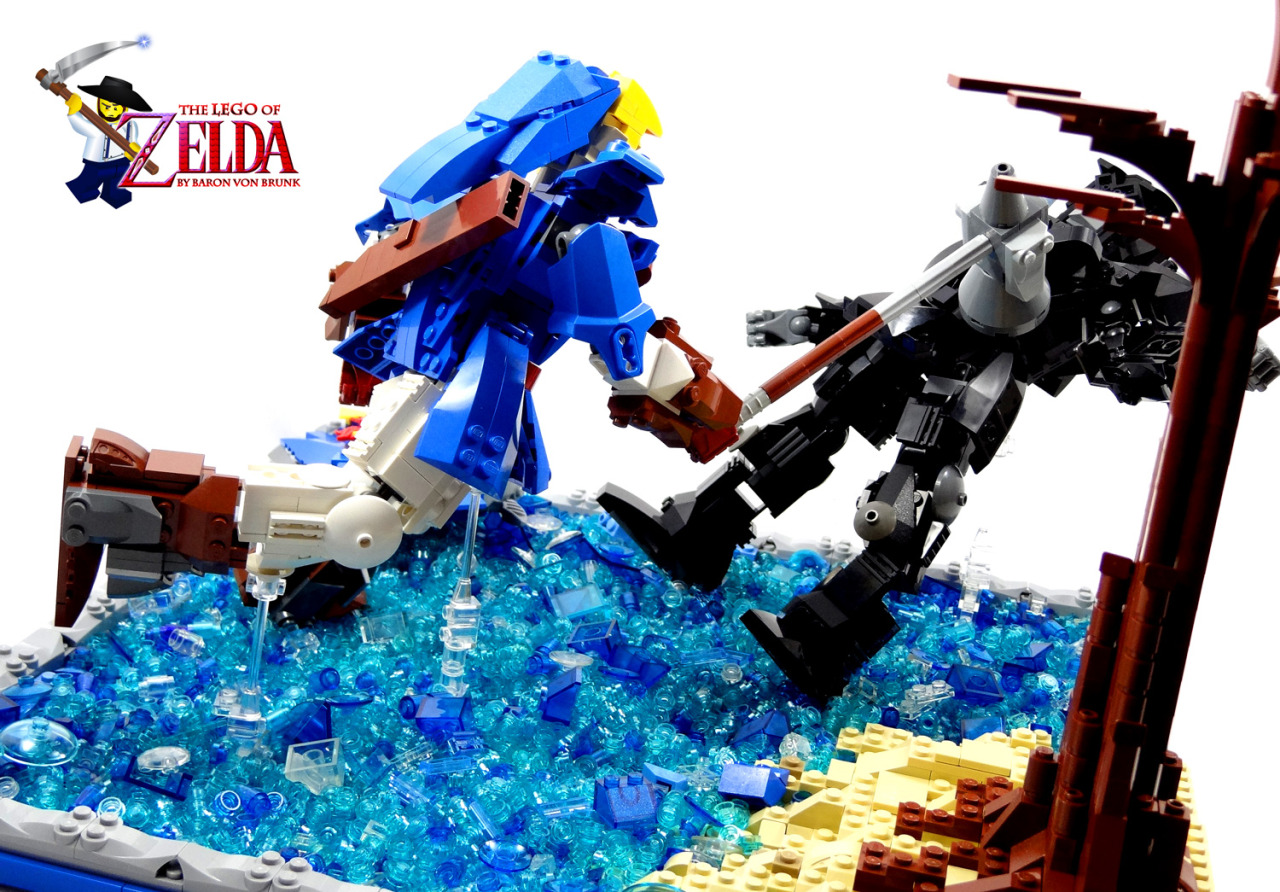 vonbrunk:  &ldquo;Dark Link Battle&rdquo; - original LEGO creation by Baron