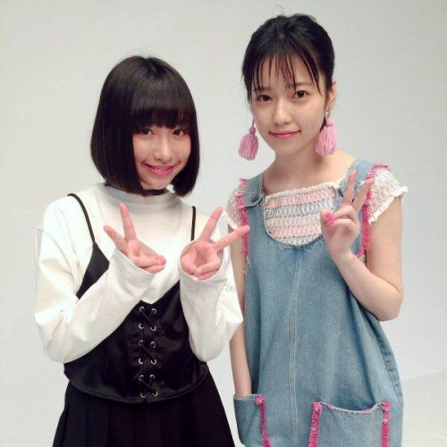 saltsaltsaltparuru: 吉田凜音   ‏@rinne1211 LaLaLaシネマらぼの取材で今日は島崎遥香さんに取材をしてきました 『 ホーンテッドキャンパス 』7月2日公開で