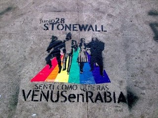 Our flyer and stencils for a street intervention on Stonewall&rsquo;s Riot Remembrance/International