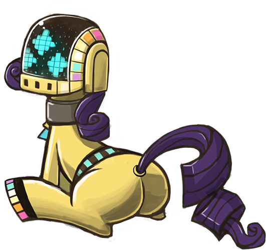 tehlumineko:  [30minutechallenge] daft punk suit - rarity see the 30minutechallenge