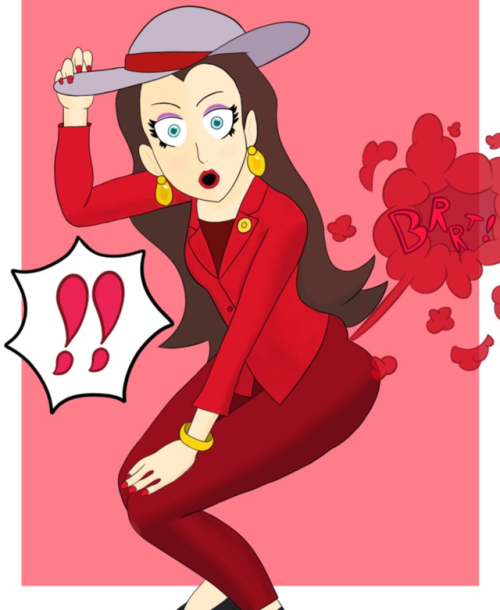 nintendogirlsfart:Pauline Poots by MiscBrrts Pooting Pauline farted her way to the top and we could 