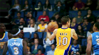 nba-overdose:  nbaedits:  Steve Nash to Chris Kaman - 10/8/13 - vs. Denver Nuggets  http://nba-overdose.tumblr.comDwight who ?? 