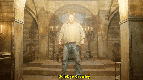 crowleyxsamandriel:That moment when a former punk-ass Crossroads Demon bested Lucifer