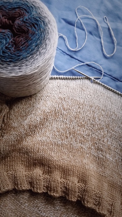 thecrafterswhim: More progress on this yarn cake project! You’ll see what it is eventually  Fu