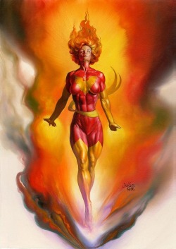 astonishingx:  Dark Phoenix by Julie Bell