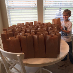  tumnerd: My son saved 120$ in a year, here’s what he decided to do with it: Saturday morning, my son walked into my room and said he wanted to use his money to help the homeless.  I asked him what he had in mind, and he said he wanted to make them